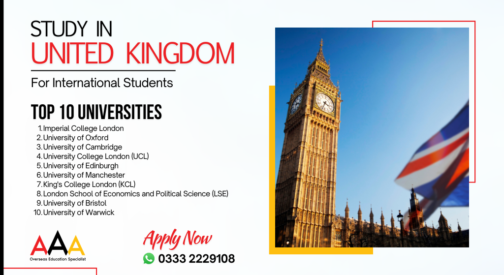 Study in UK for International Students