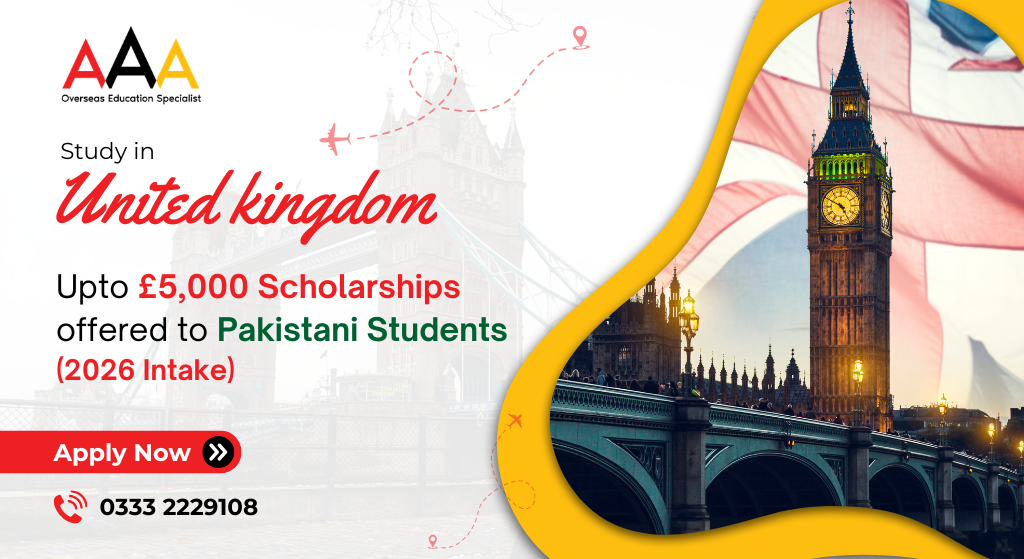 Partial Scholarships in UK Universities for Pakistani Students (2026 Intake)